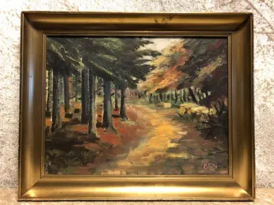 Lille maleri skov
