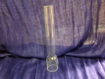 lampeglas 6´´´, ø 34 mm. Højde 185 mm